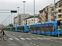 Tramvaji nove generacije 7. lipnja 2007. godine. Defile 70 novih tramvaja uzduž Horvaćanske ceste